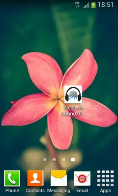 Sleep on sound of rain android App screenshot 0